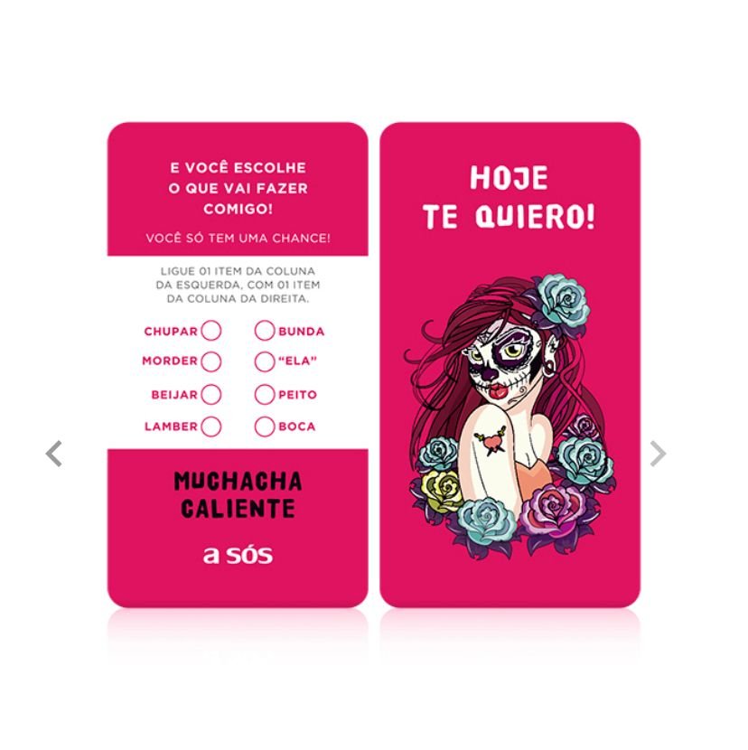 Gel Excitante Beijável Muchacha Caliente Morango - 8g - Imagem 3