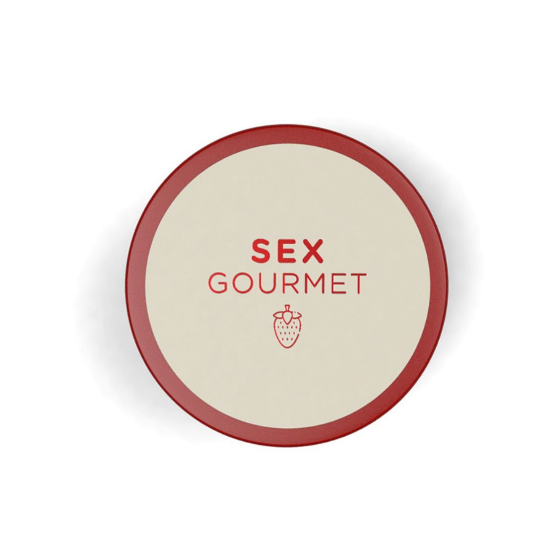 Vela Hidratante Beijável Sex Gourmet Morango - 70g - Imagem 3
