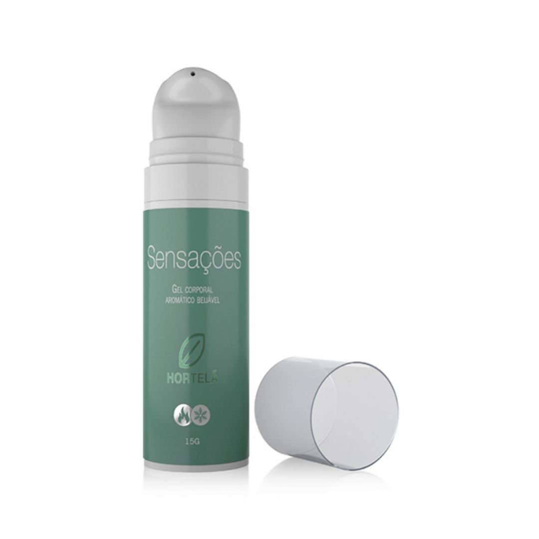 Gel Comestível Sensações Hot e Ice Sabor Hortelã - 15g - Imagem 2