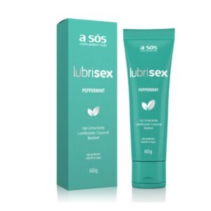 Gel Lubrificante Beijável Lubrisex Peppermint - 60g